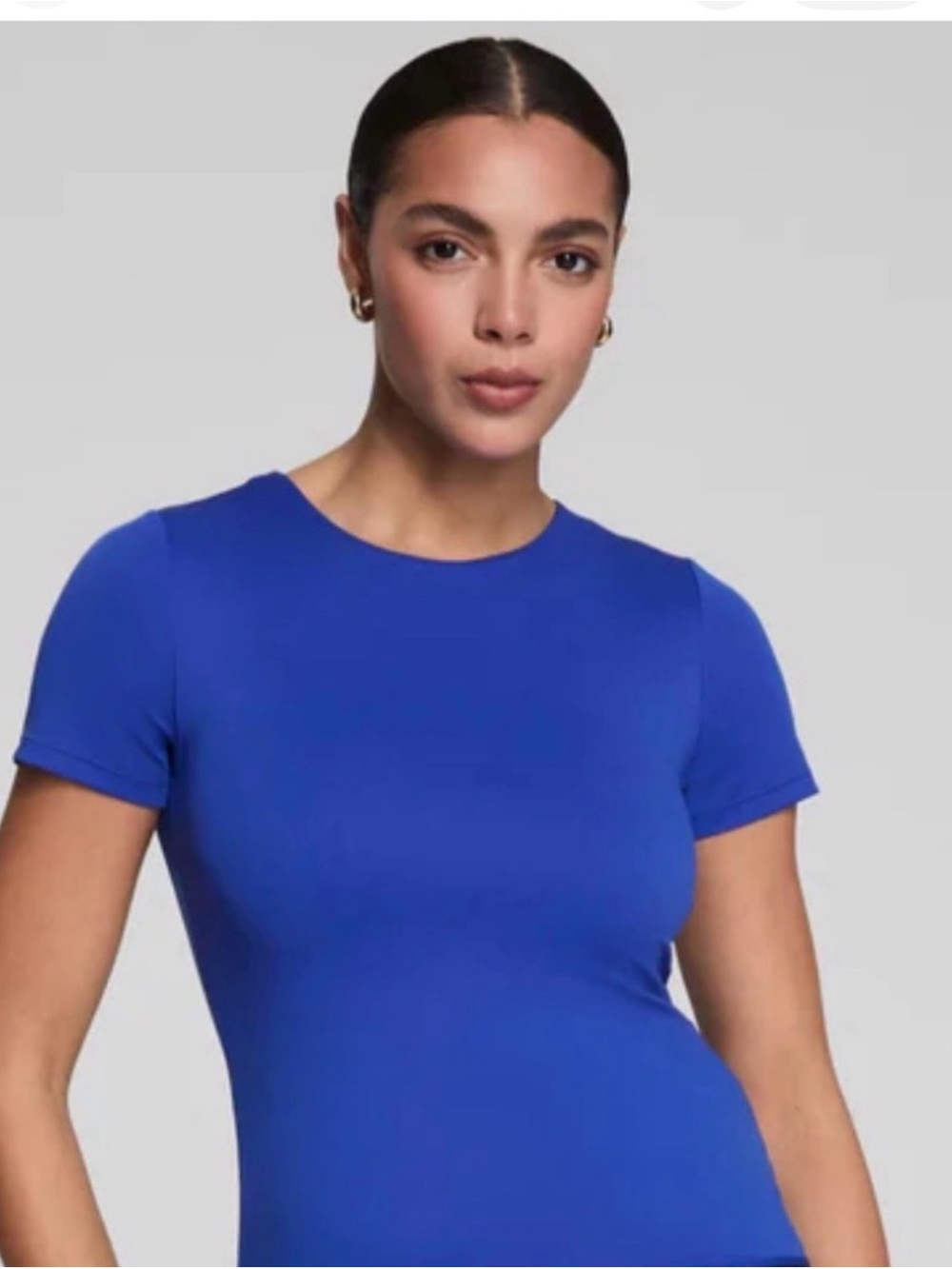SPANX Royal Blue Short Sleeve Tee